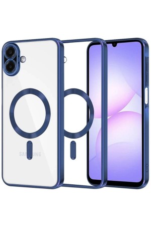 LRZ02 Samsung Galaxy A07 4G Kross Magneticsafe Kapak - Lacivert&hellip;