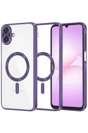 LRZ02 Samsung Galaxy A07 4G Kross Magneticsafe Kapak - Mor&hellip;