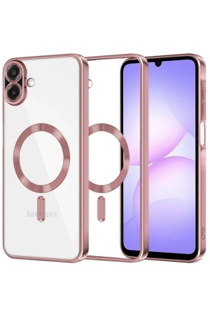 LRZ02 Samsung Galaxy A07 4G Kross Magneticsafe Kapak - Rose&hellip;