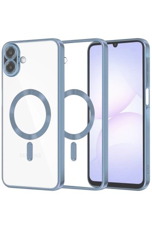 LRZ02 Samsung Galaxy A07 4G Kross Magneticsafe Kapak - Sierra Blue&hellip;