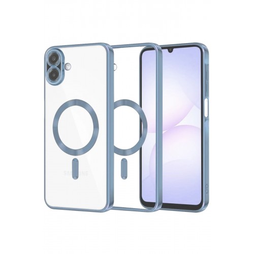 LRZ02 Samsung Galaxy A07 4G Kross Magneticsafe Kapak - Sierra Blue