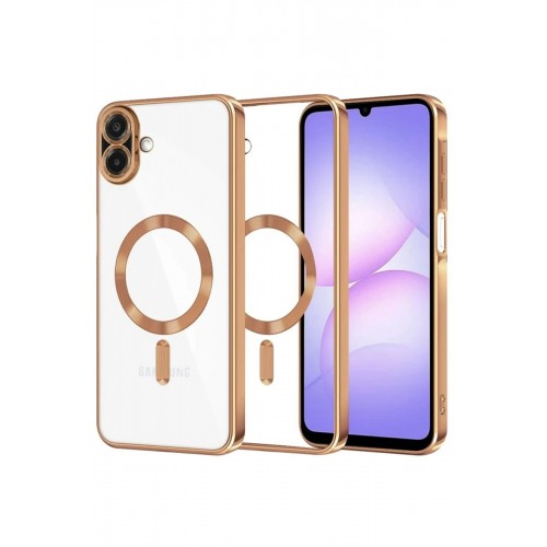 LRZ02 Samsung Galaxy A07 4G Kross Magneticsafe Kapak - Çöl Titanyum