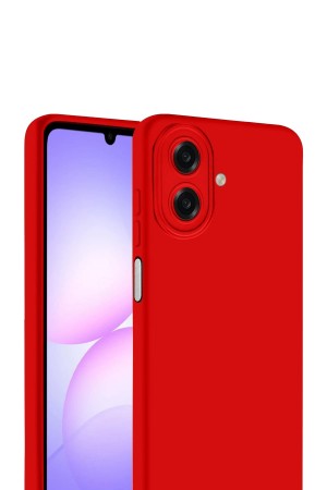 LRZ02 Samsung Galaxy A07 4G Nano içi Kadife Silikon - Kırmızı&hellip;