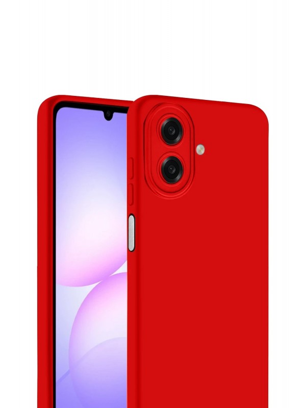 LRZ02 Samsung Galaxy A07 4G Nano içi Kadife Silikon - Kırmızı&hellip;