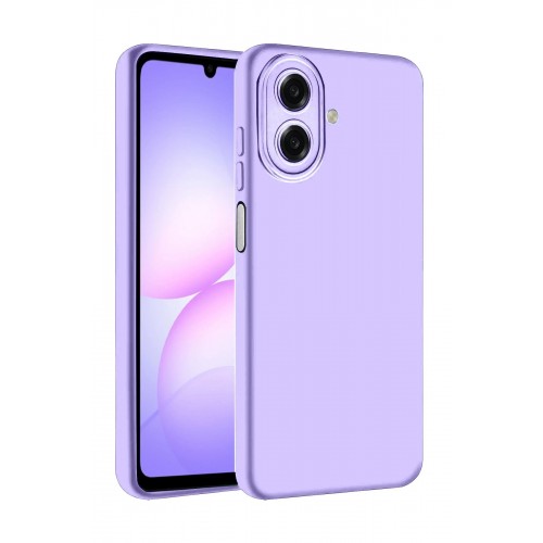 LRZ02 Samsung Galaxy A07 4G Nano içi Kadife Silikon - Lila