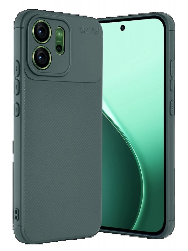 LRZ02 Oppo Reno 14F Auto Focus Karbon Kapak - Koyu Yeşil&hellip;