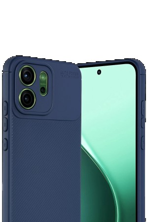 LRZ02 Oppo Reno 14F Auto Focus Karbon Kapak - Lacivert&hellip;