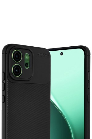 LRZ02 Oppo Reno 14F Auto Focus Karbon Kapak - Siyah&hellip;