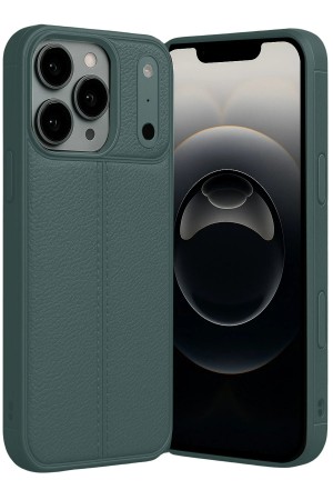 LRZ02 Apple iPhone 17 Pro Auto Focus Kapak - Koyu Yeşil&hellip;