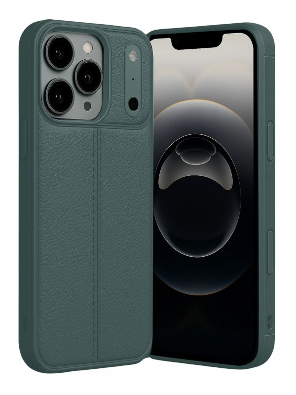 LRZ02 Apple iPhone 17 Pro Max Auto Focus Kapak - Koyu Yeşil&hellip;