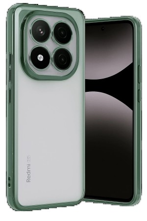 LRZ02 Xiaomi Redmi Note 14 Pro Plus Kılıf Lensli Silikon - Yeşil&hellip;