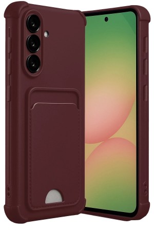 LRZ02 Samsung Galaxy A17 5G Kelvin Kartvizitli Silikon - Bordo&hellip;