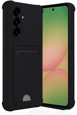 LRZ02 Samsung Galaxy A17 5G Kelvin Kartvizitli Silikon - Siyah&hellip;