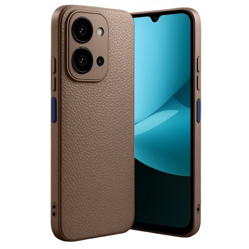 LRZ02 Xiaomi Redmi 15C 4G Thermax Silikon Kılıf - Kahverengi