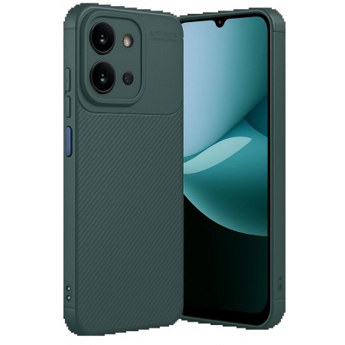 LRZ02 Xiaomi Redmi 15C 4G Auto Focus Karbon Kapak - Koyu Yeşil
