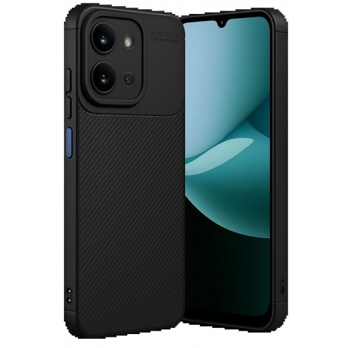 LRZ02 Xiaomi Redmi 15C 4G Auto Focus Karbon Kapak - Siyah