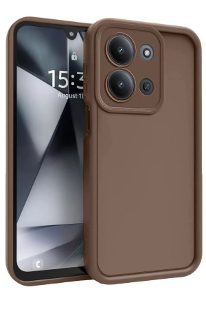 LRZ02 Xiaomi Redmi 15C 4G Viera Silikon - Kahverengi&hellip;