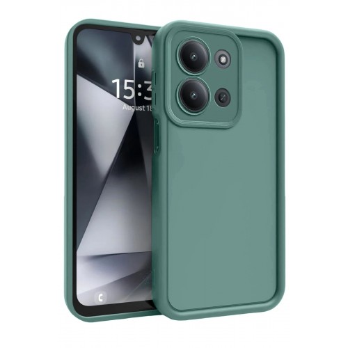 LRZ02 Xiaomi Redmi 15C 4G Viera Silikon - Koyu Yeşil