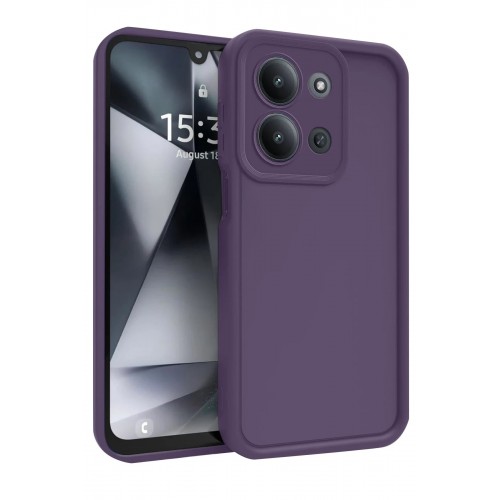 LRZ02 Xiaomi Redmi 15C 4G Viera Silikon - Mürdüm