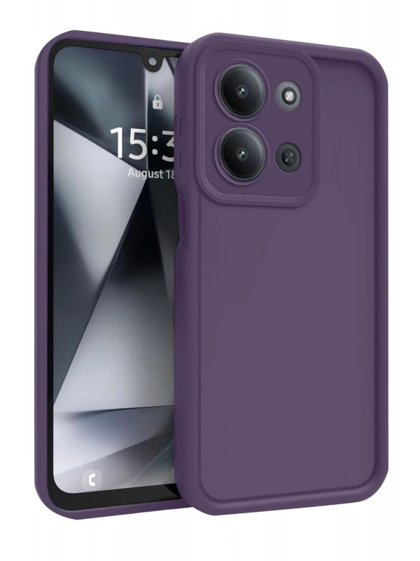 LRZ02 Xiaomi Redmi 15C 4G Viera Silikon - Mürdüm&hellip;