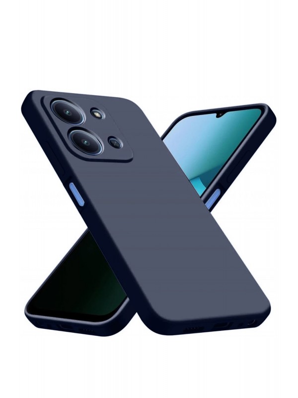 LRZ02 Xiaomi Redmi 15C 4G Nano içi Kadife Silikon - Lacivert&hellip;
