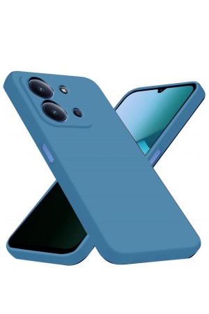 LRZ02 Xiaomi Redmi 15C 4G Nano içi Kadife Silikon - Mavi&hellip;