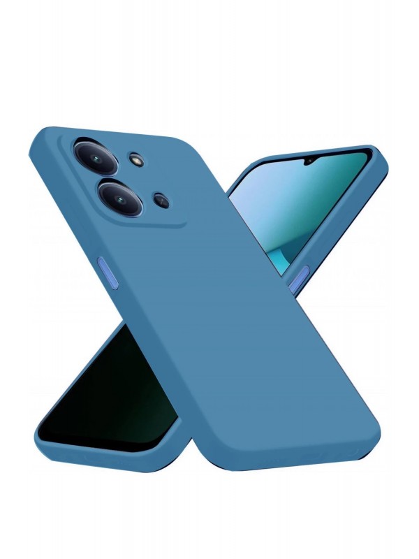 LRZ02 Xiaomi Redmi 15C 4G Nano içi Kadife Silikon - Mavi&hellip;