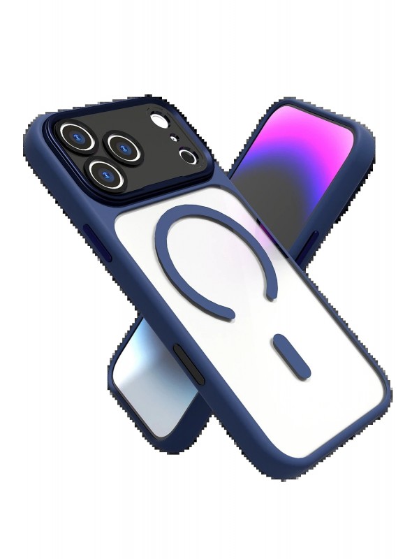 LRZ02 Apple iPhone 17 Pro Max Hazar Magsafe Kapak - Lacivert&hellip;