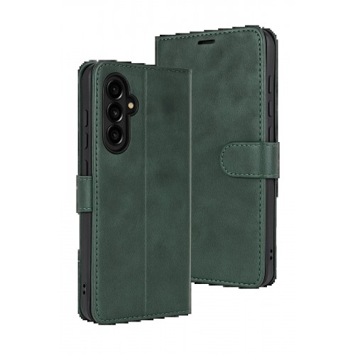 LRZ02 Samsung Galaxy S25 FE Trend S Plus Kapaklı Kılıf - Yeşil