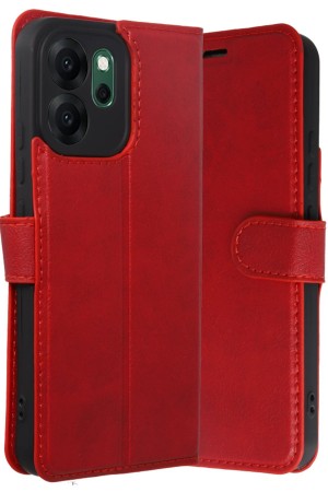 LRZ02 Oppo Reno 14F Trend S Plus Kapaklı Kılıf - Kırmızı&hellip;