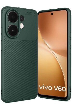 LRZ02 Vivo V60 5G Auto Focus Karbon Kapak - Koyu Yeşil&hellip;