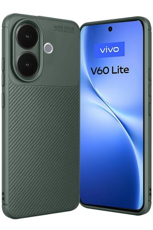 LRZ02 Vivo V60 Lite Auto Focus Karbon Kapak - Koyu Yeşil&hellip;