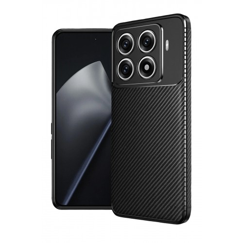 LRZ02 Xiaomi Mi 15T Pro Auto Focus Karbon Kapak - Siyah