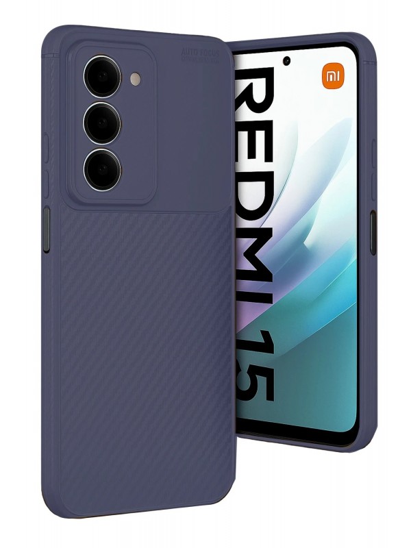 LRZ02 Xiaomi Redmi 15 4G Auto Focus Karbon Kapak - Lacivert&hellip;