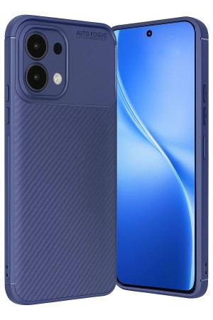 LRZ02 Oppo A6 Pro 4G Auto Focus Karbon Kapak - Lacivert&hellip;