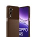 LRZ02 Oppo A5 4G Auto Focus Karbon Kapak - Kahverengi