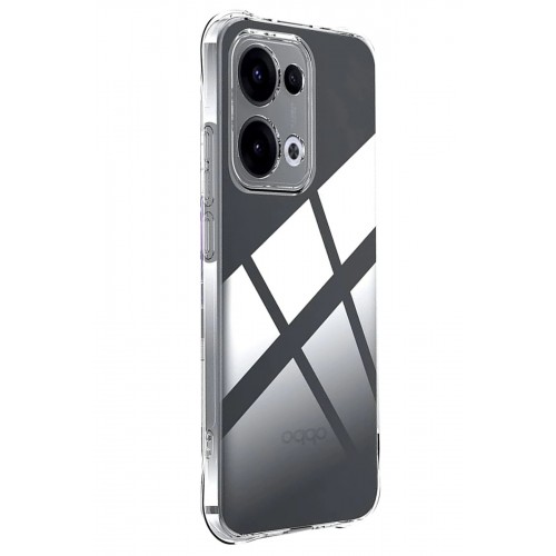 LRZ02 Oppo A6 Pro 4G Lüx Şeffaf Silikon - Şeffaf