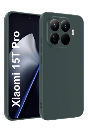 LRZ02 Xiaomi Mi 15T Pro First Silikon - Koyu Yeşil&hellip;