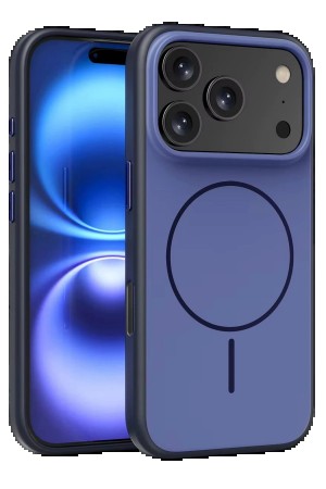 LRZ02 Apple iPhone 17 Pro Neva Magsafe Kapak - Lacivert&hellip;