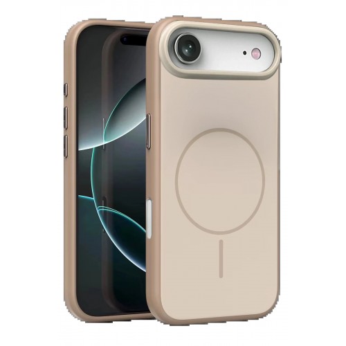 LRZ02 Apple iPhone 17 Air Neva Magsafe Kapak - Gold