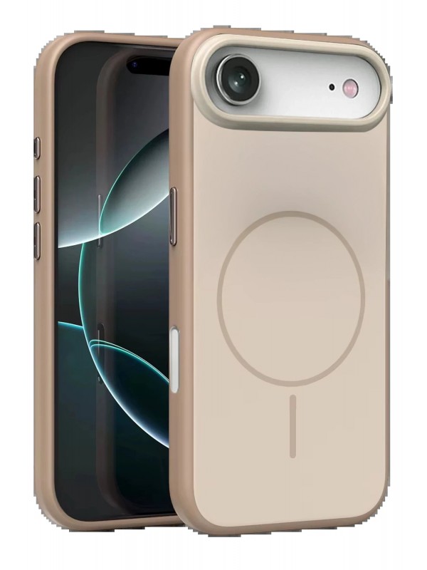 LRZ02 Apple iPhone 17 Air Neva Magsafe Kapak - Gold&hellip;