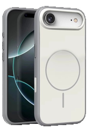 LRZ02 Apple iPhone 17 Air Neva Magsafe Kapak - Gri&hellip;