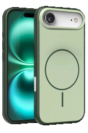 LRZ02 Apple iPhone 17 Air Neva Magsafe Kapak - Koyu Yeşil&hellip;