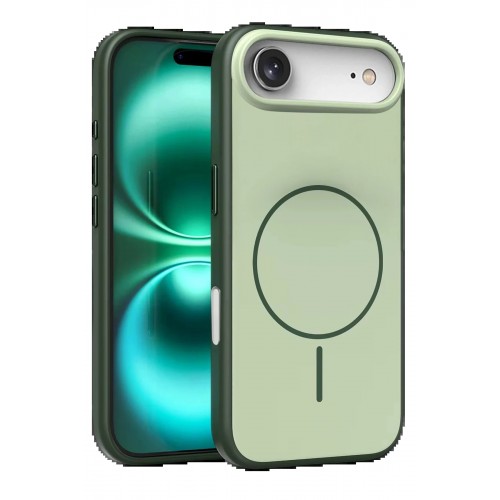 LRZ02 Apple iPhone 17 Air Neva Magsafe Kapak - Koyu Yeşil