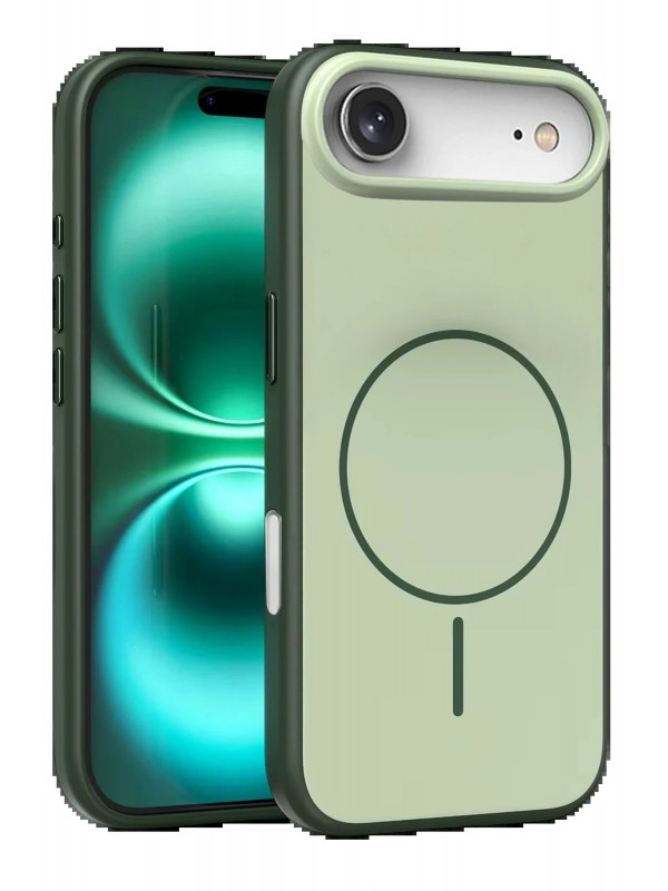 LRZ02 Apple iPhone 17 Air Neva Magsafe Kapak - Koyu Yeşil&hellip;