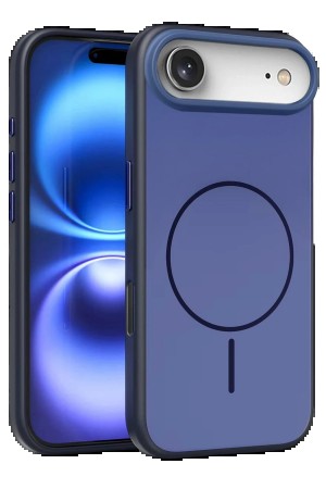 LRZ02 Apple iPhone 17 Air Neva Magsafe Kapak - Lacivert&hellip;