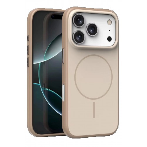 LRZ02 Apple iPhone 17 Pro Max Neva Magsafe Kapak - Gold