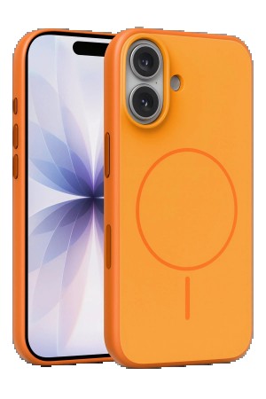 LRZ02 Apple iPhone 17 Neva Magsafe Kapak - Turuncu&hellip;
