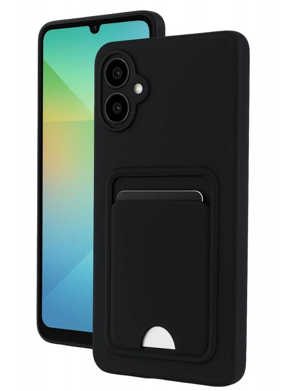 LRZ02 Samsung Galaxy A07 4G Kelvin Kartvizitli Silikon - Siyah&hellip;