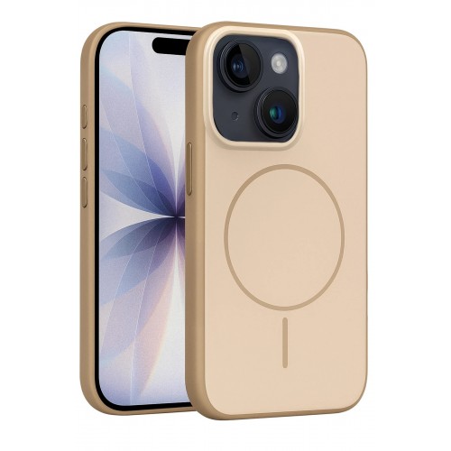 LRZ02 Apple iPhone 14 Neva Magsafe Kapak - Gold